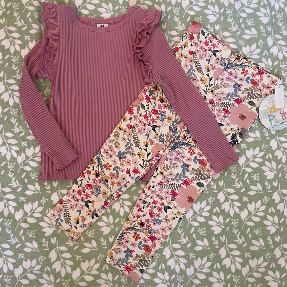 Little Sleepies Top And Leggings